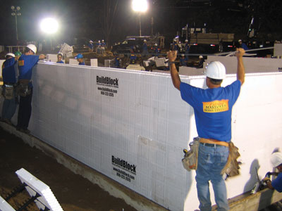 ICFs on Extreme Home Makeover