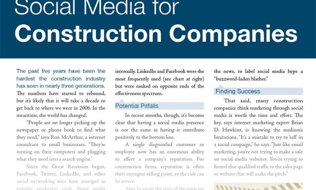 Social Media for Construction Companies