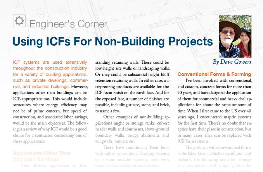 Using ICFs For Non-Building Projects