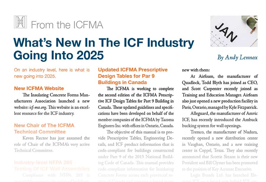 What’s New In The ICF Industry  Going Into 2025