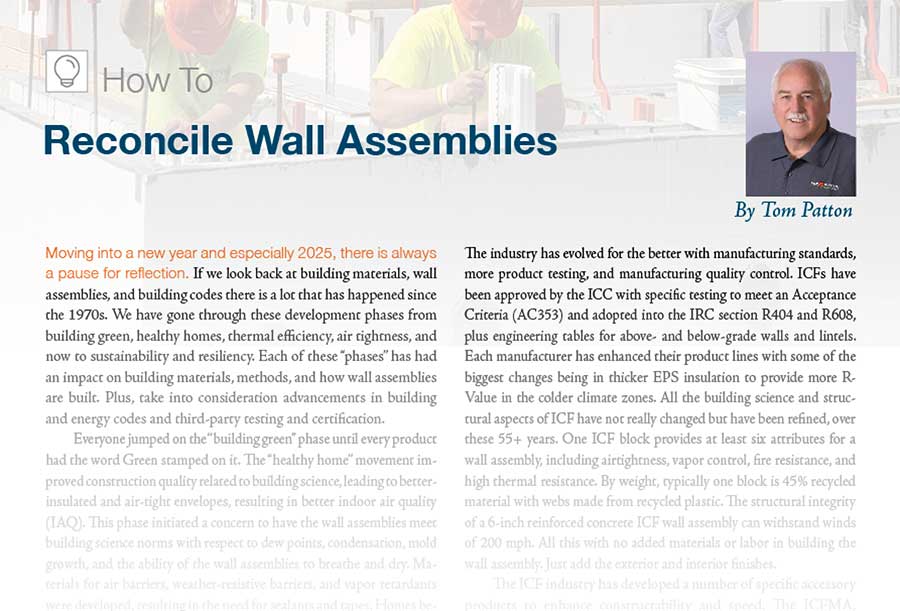 How To: Reconcile Wall Assemblies