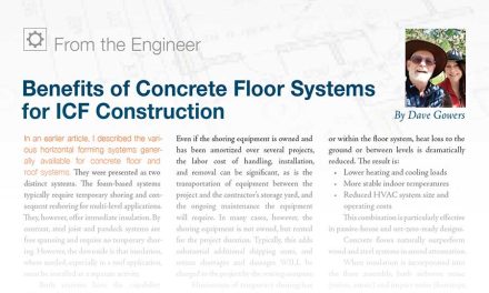 Benefits of Concrete Floor Systems for ICF Construction